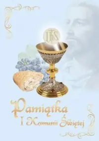 Pamiątka I Komunii Świętej (niebieska) Premium