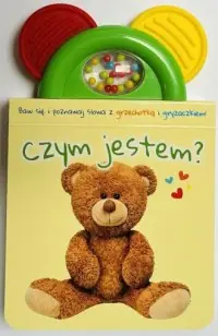 Czym jestem? Żółta. Książeczka z gryzaczkiem i grzechotką Wyjątkowa oferta