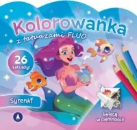Darmowa dostawa Kolorowanka z tatuażami FLUO Syrenki