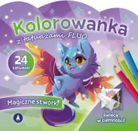 Oferta czasowa Kolorowanka z tatuażami FLUO Magiczne stworki