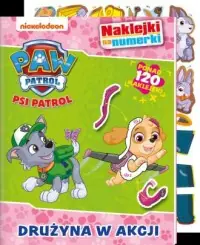 Hit sprzedaży Psi Patrol. Naklejki na numerki. Drużyna w akcji