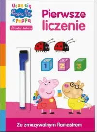 Promocja Pierwsze liczenie. Świnka Peppa. Zadania do ścierania