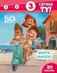 1 2 3 czytasz ty! Poziom 3 Warto marzyć Disney Pixar Luca Popularny