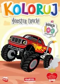 Ekspresowa dostawa Monster trucki. Koloruj