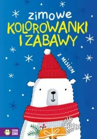 Zimowe kolorowanki i zabawy z misiem Rabat