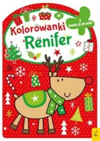 Okazja Kolorowanka z wykrojnikiem. Renifer