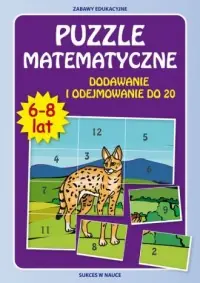 Rabat Puzzle matematyczne 6-8 lat. Dodawanie i odejmowanie do 20