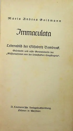 Immaculata 1940 r. Darmowa dostawa
