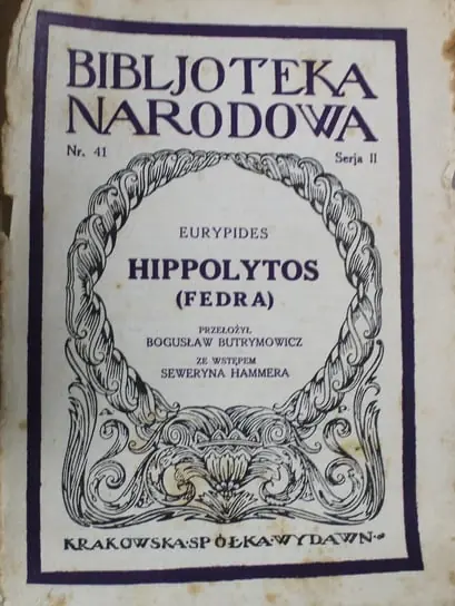 Wyjątkowa oferta Hippolytos 1928 r.