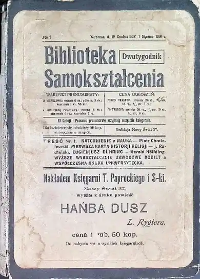 Biblioteka Samokształcenia 1904 r. Najlepsza cena