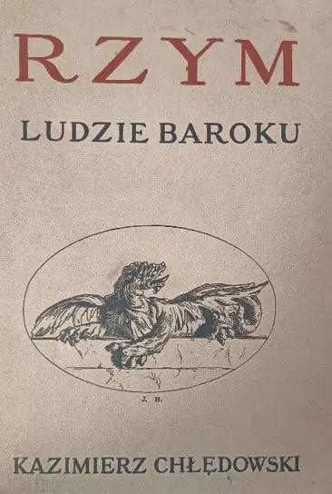Hit sprzedaży Rzym ludzie baroku 1912 r.