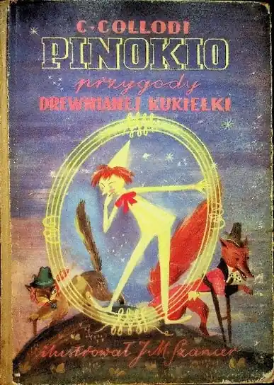 Oferta Pinokio przygody drewnianej kukiełki 1950 r.