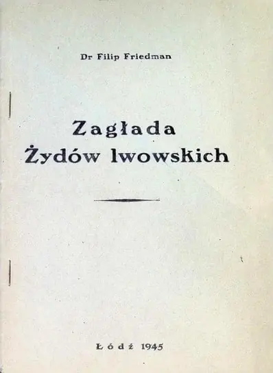 Promocja Zagłada Żydów Lwowskich 1945 r.