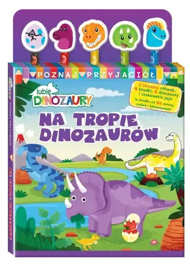 Lubię Dinozaury. Poznaj przyjaciół. Na tropie dinozaurów Ograniczona ilość