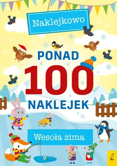 Wesoła zima. Ponad 100 naklejek Wysoka jakość