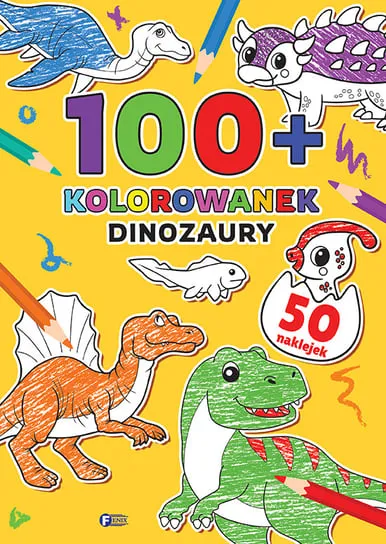 Nowy Dinozaury. 100+ kolorowanek