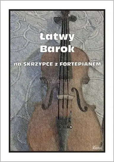 Obniżka ceny Łatwy Barok na skrzypce z fortepianem
