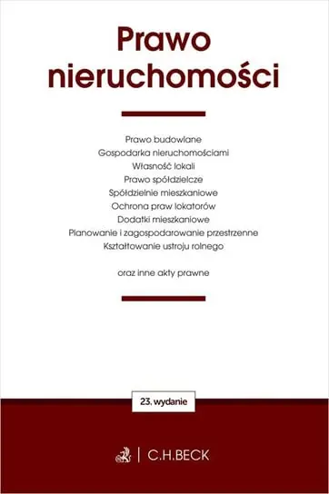 Kup teraz Prawo nieruchomości oraz inne akty prawne