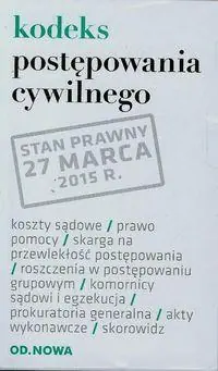 Wybór klientów KODEKS POSTĘPOWANIA CYWLINEGO 27.03.2015