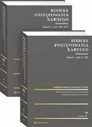 Bezpieczne zakupy Kodeks postępowania karnego Komentarz Tom 1-2