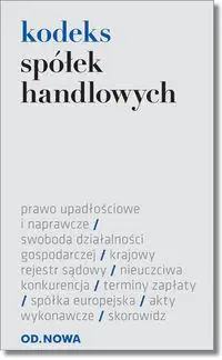 Popularny KODEKS SPÓŁEK HANDLOWYCH FOLIA 01.2016