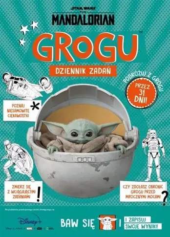 STAR WARS. THE MANDALORIAN. GROGU. DZIENNIK ZADAŃ Łatwy zwrot