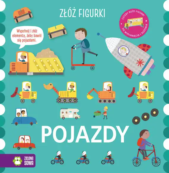 Pojazdy. Złóż figurki Bezpieczne zakupy
