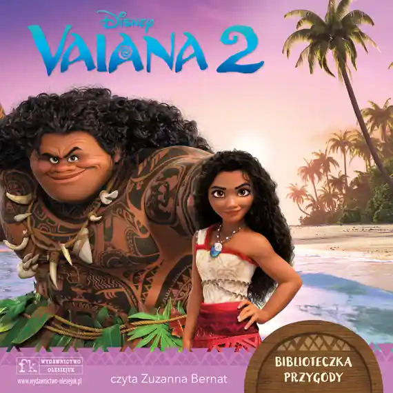 Szybka wysyłka Vaiana 2. Biblioteczka przygody. Disney