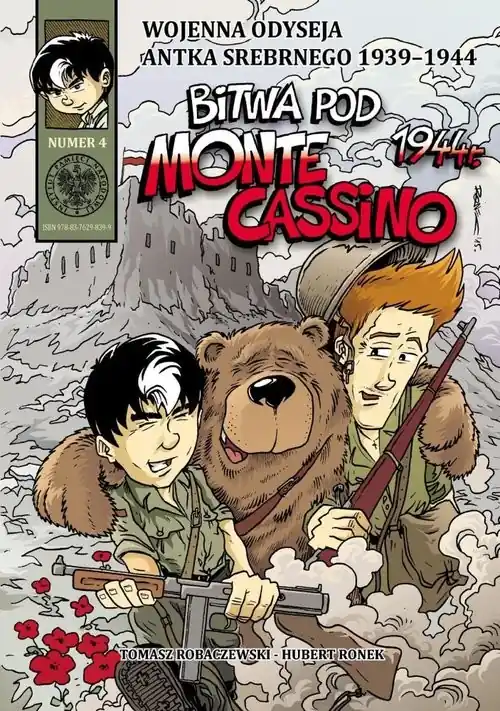 Bestseller Wojenna odyseja Antka Srebrnego 1939-1944 z4 Bitwa pod Monte Cassino 1944 r.