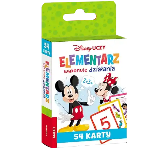Wysoka jakość Disney uczy Elementarz wykonuję działania karty UEK-9303