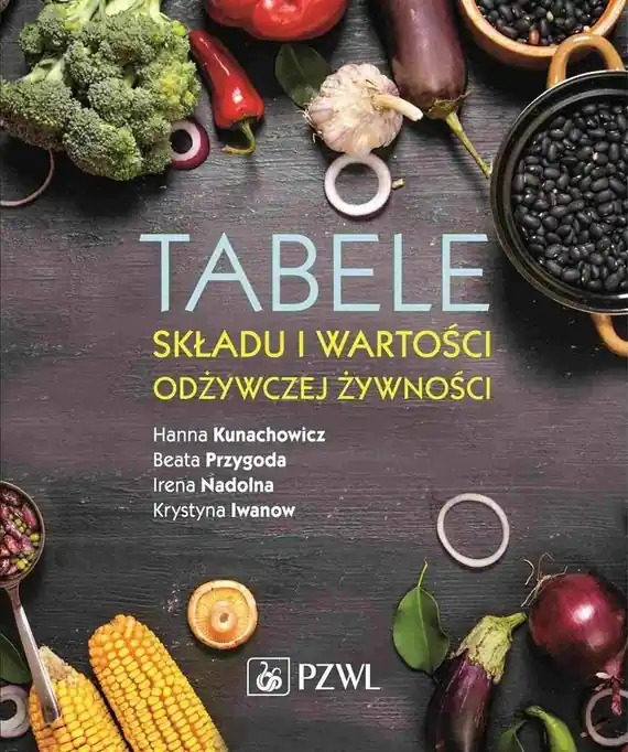 Tabele składu i wartości odżywczej żywności. Food Nowość