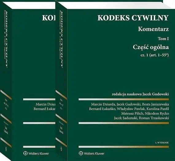 Kodeks cywilny T.1-2 Część ogólna Ostatnie sztuki