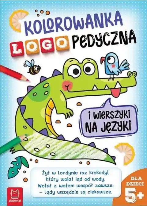 Ekspresowa dostawa Kolorowanka logopedyczna i wierszyki na języki