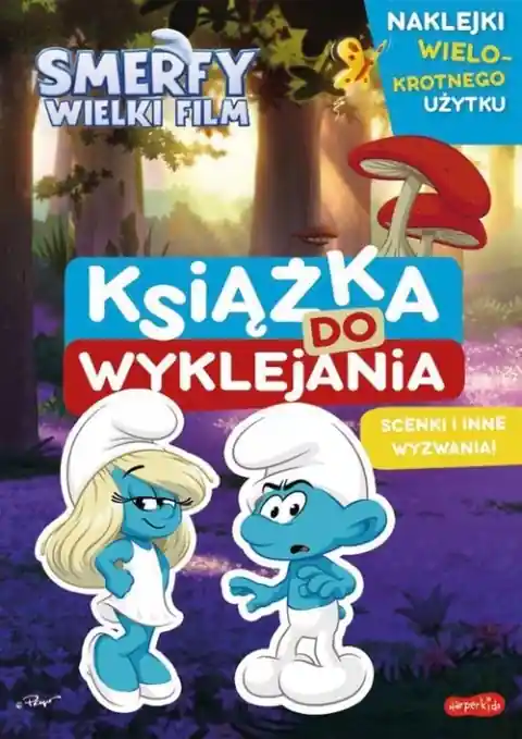 Smerfy. Wielki Film. Książka do wyklejania Tylko dziś