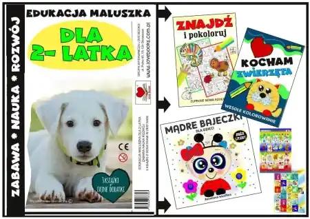 Edukacja maluszka - zestaw książek dla 2 latka - praca zbiorowa Kup online