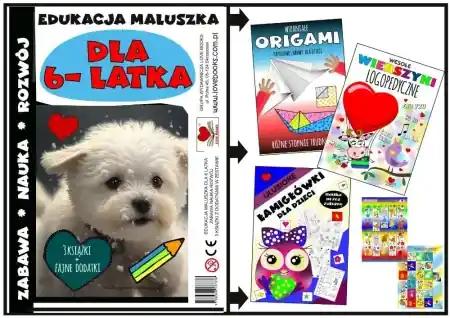 Zamów dziś Edukacja maluszka - zestaw dla 6 latka - Love Books