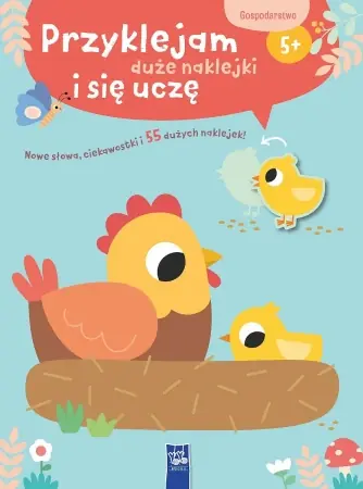 Przyklejam duże naklejki i się uczę. Gospodarstwo - praca zbiorowa Nowość