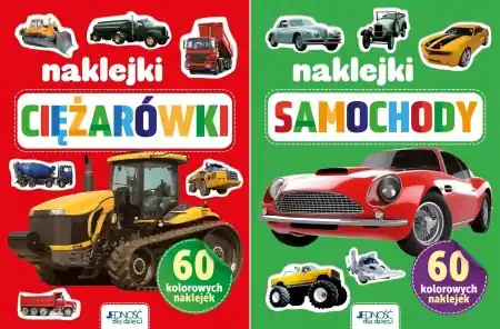 60 kolorowych naklejek. Ciężarówki i samochody - opracowanie zbiorowe Dodaj do koszyka