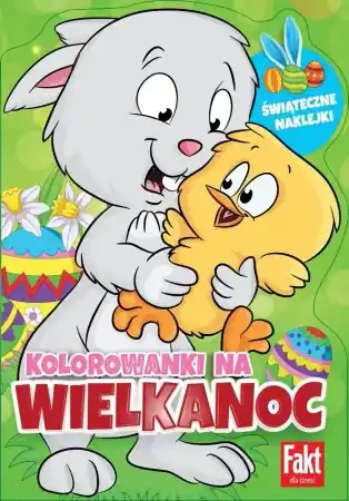 Kolorowanki na Wielkanoc. Brokatowe naklejki.. - praca zbiorowa Cena promocyjna