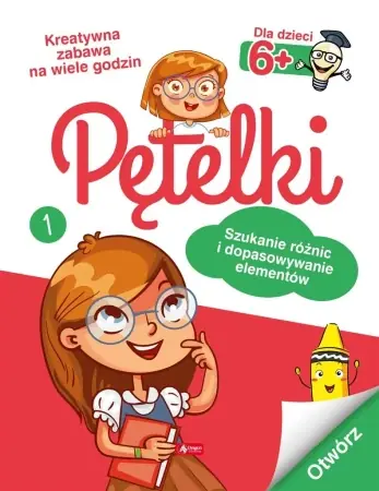 Pętelki. Szukanie różnic i dopasowywanie elementów - praca zbiorowa Bestseller