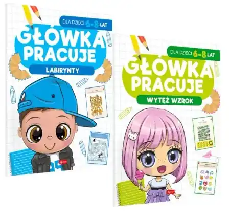 Pakiet: Główka pracuje 1 - Iwona Baturo Dostępne od ręki