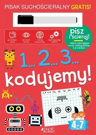 Rabat 1...2...3... kodujemy! Książka z pisakiem.. - Milena Machocka, Milena Machocka