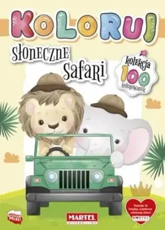 Bezpieczna płatność Koloruj. Słoneczne safari - praca zbiorowa
