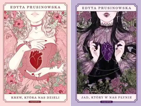 Krew, która nas dzieli + Jad, który w nas płynie PAKIET Edyta Prusinowska - Moondrive Oferta czasowa