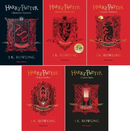 Ekspresowa dostawa Pakiet Harry Potter Tomy 1-6 (Gryffindor) J.K. Rowling - Joanne K. Rowling